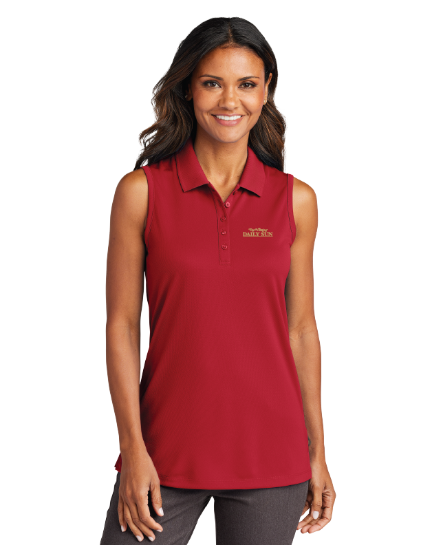 Port Authority Women's Dry Zone UV Micro-Mesh Sleeveless Polo