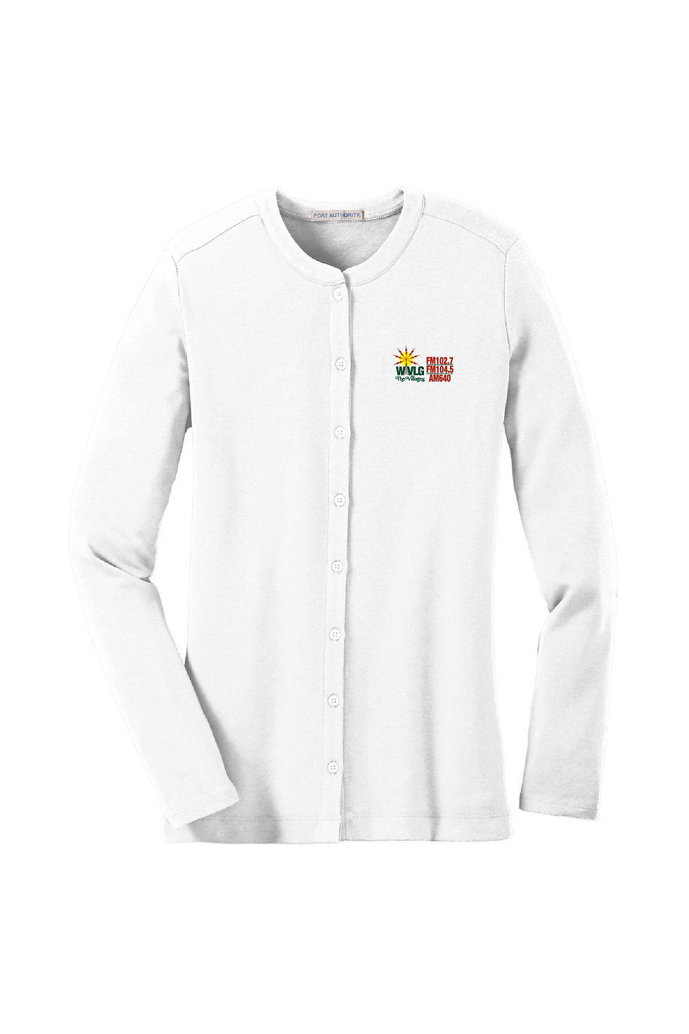 Thumbnail: Ladies Stretch Button-Front Cardigan