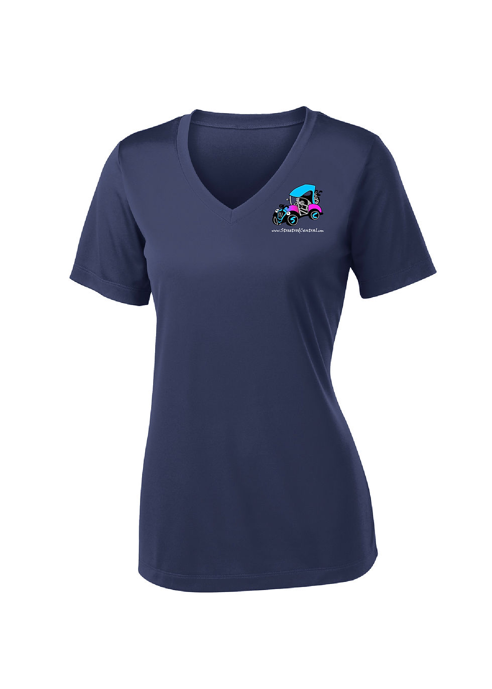 Thumbnail: Ladies Sport-Tek® PosiCharge® Competitor™ V-Neck Tee