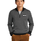 Thumbnail: Brooks Brothers Washable Merino Birdseye 1/4-Zip Sweater