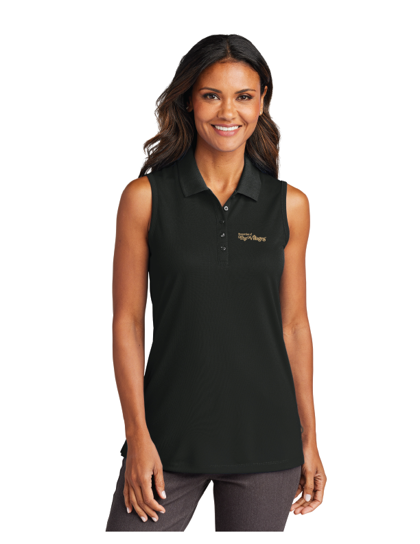 Thumbnail: Port Authority® Women's Dry Zone® UV Micro-Mesh Sleeveless Polo