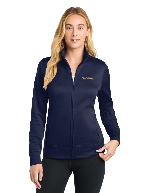 Thumbnail: Sport-Tek Women's Sport-Wick Fleece Full-Zip Jacket