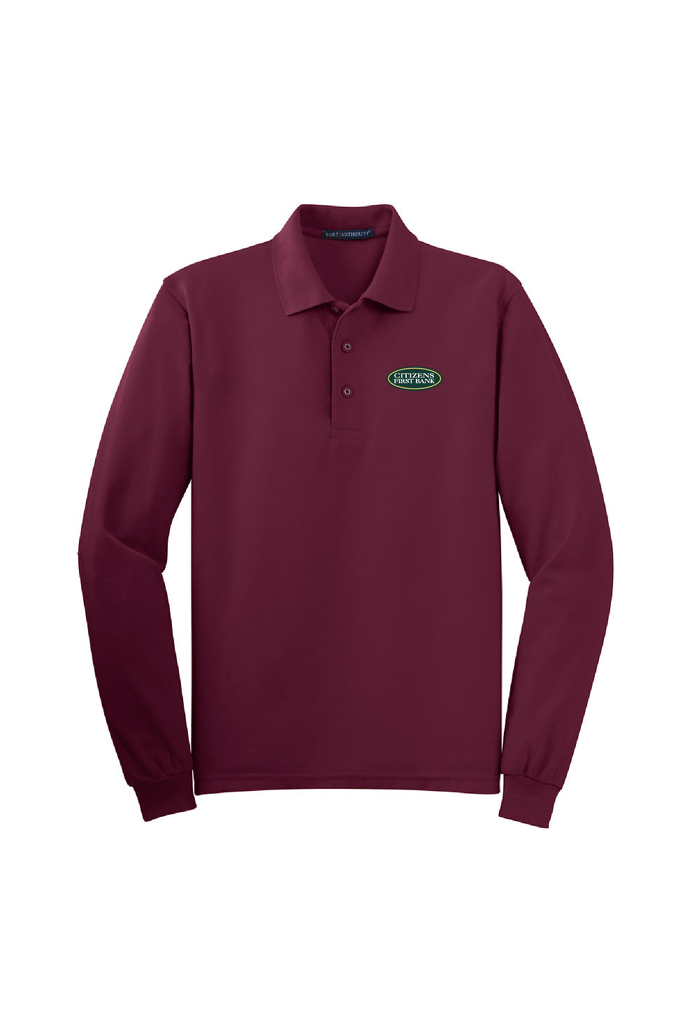 Thumbnail: Men's Silk Touch Long Sleeve Polo
