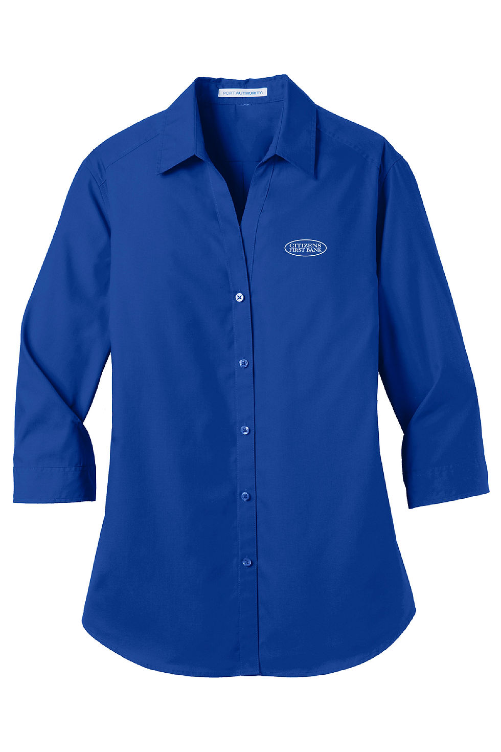 Thumbnail: Ladies 3/4-Sleeve Poplin Shirt