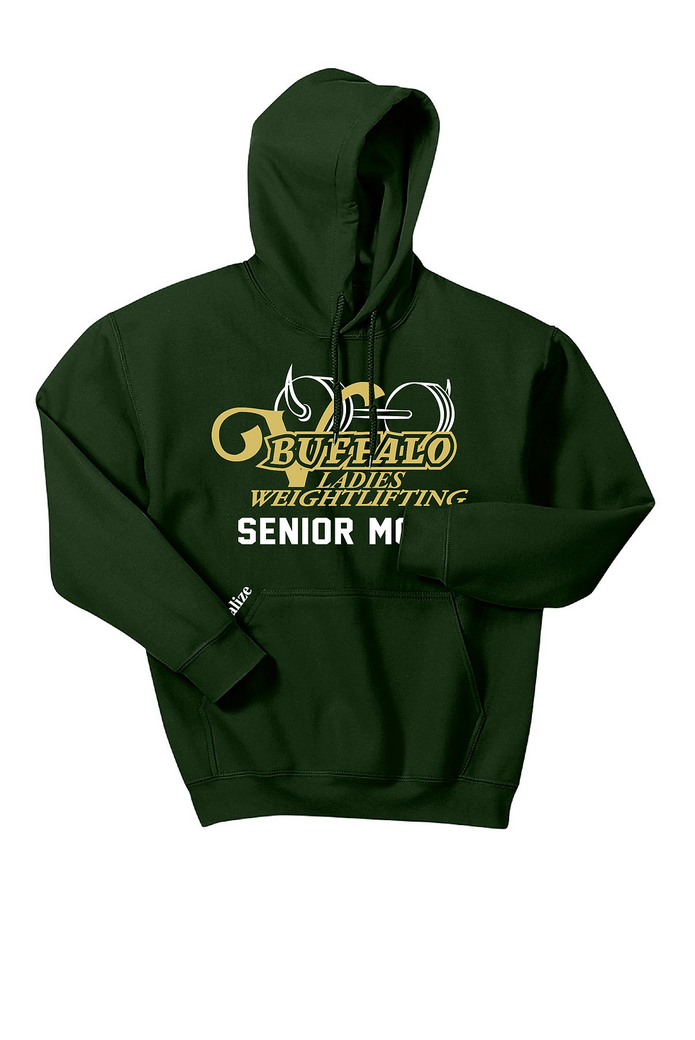 Thumbnail: Youth Heavy Blend Hooded Sweatshirt (Ladies Weightlifting)