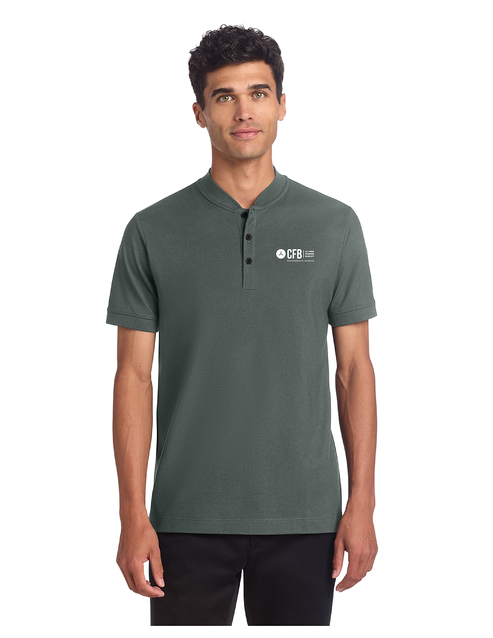 Thumbnail: Mercer+Mettle Stretch Pique Henley