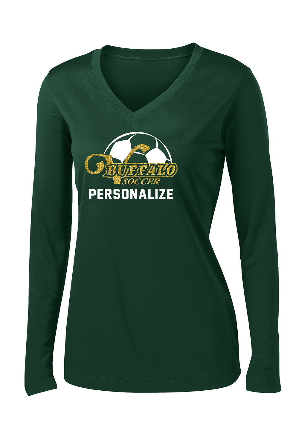Thumbnail: Ladies Performance Long Sleeve Tee (Soccer)