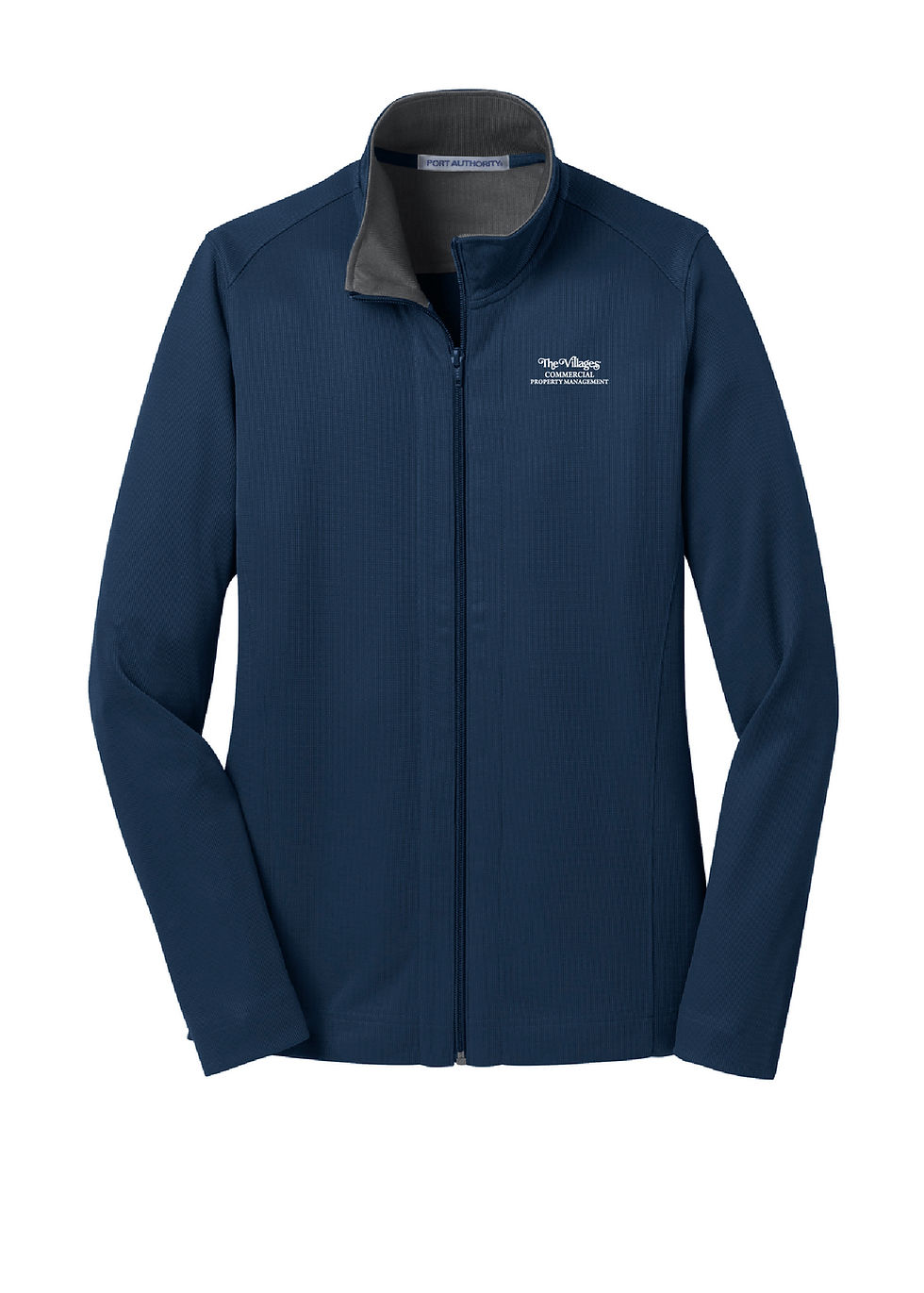 Thumbnail: Port Authority Ladies Vertical Texture Full-Zip Jacket (L805)