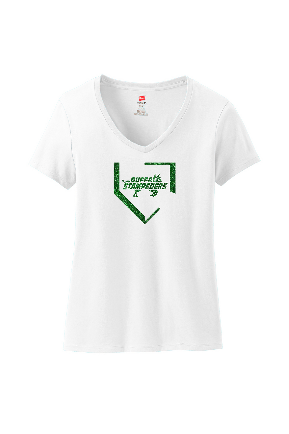 Thumbnail: Hanes® Ladies Nano-T® Cotton V-Neck T-Shirt