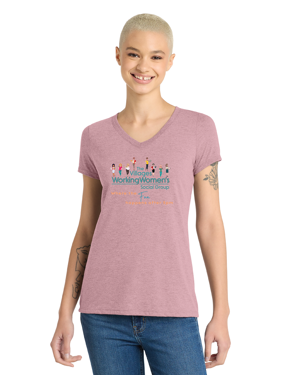 Thumbnail: District Women’s Perfect Tri V-Neck Tee