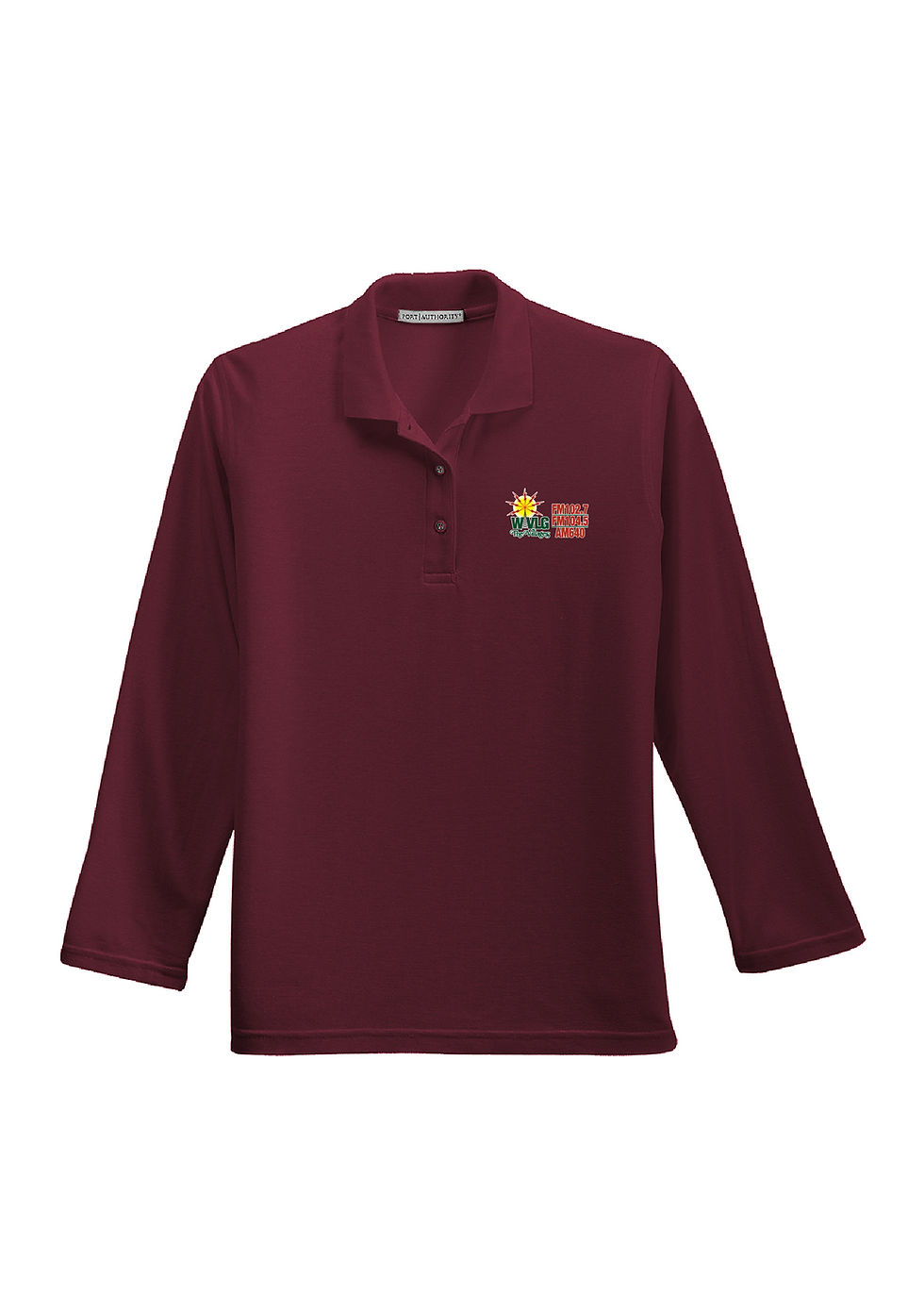 Thumbnail: Ladies Silk Touch Long Sleeve Polo