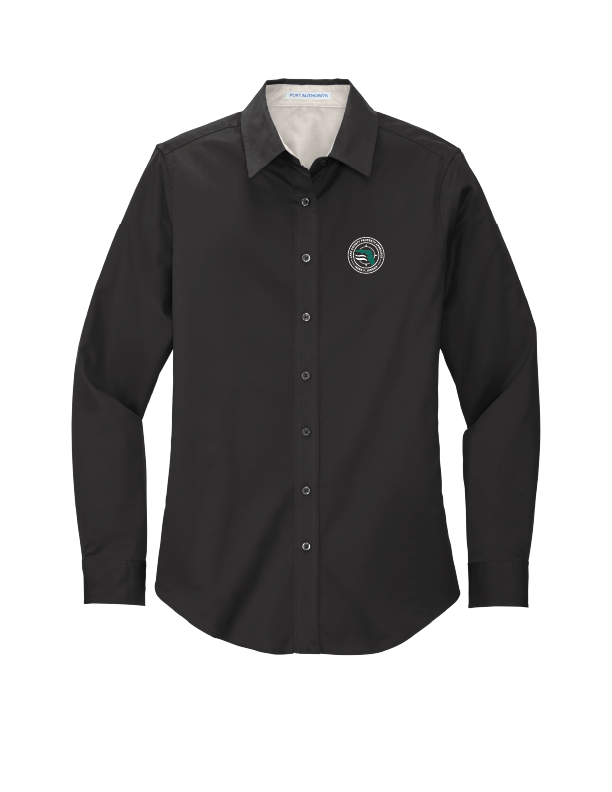 Thumbnail: Ladies Long Sleeve Button-Down