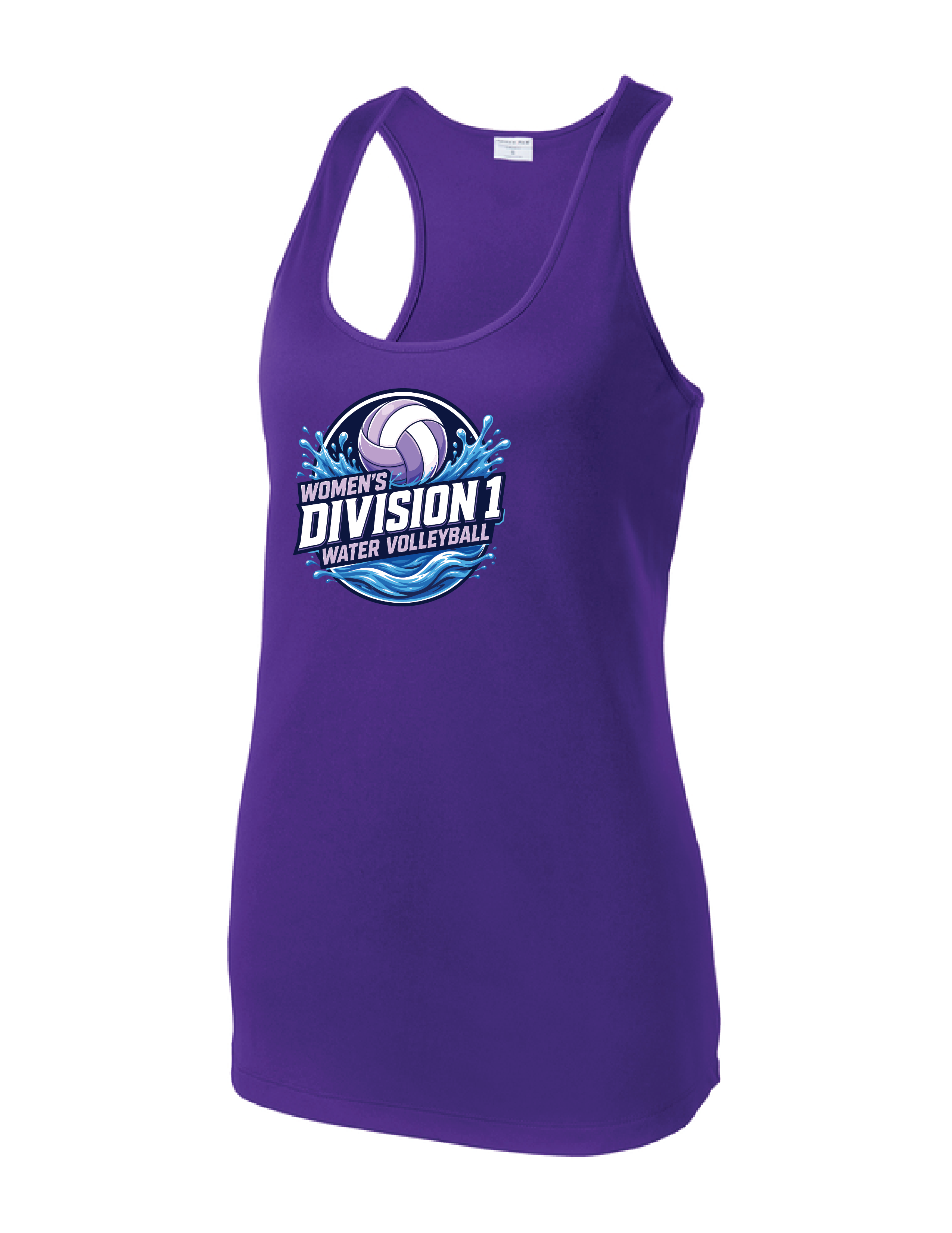 Women's D1 Water Volleyball DriFit Racerback Tank