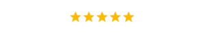 Calificación de 5 estrellas en reseñas de clientes