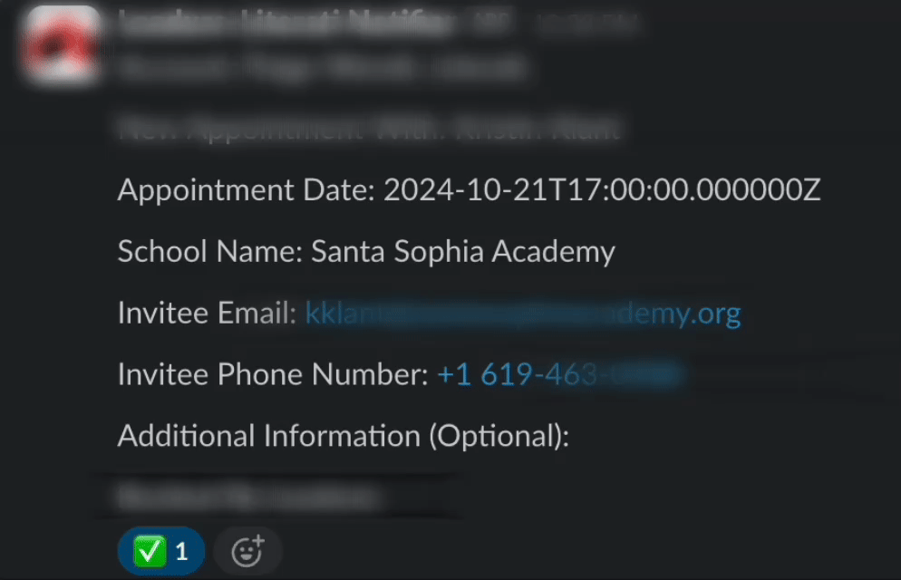 Screenshot capturing a large number of meetings scheduled for Literati