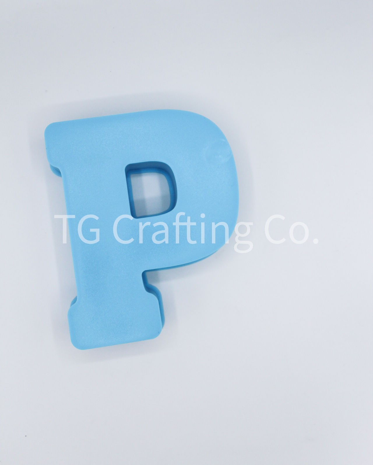 3D Letter "P" Premium Large 6-Inch Silicone Food Grade Molds