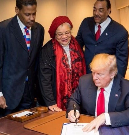 Alveda King Doesn't Believe Trump is a Racist - We Don't Believe Her.