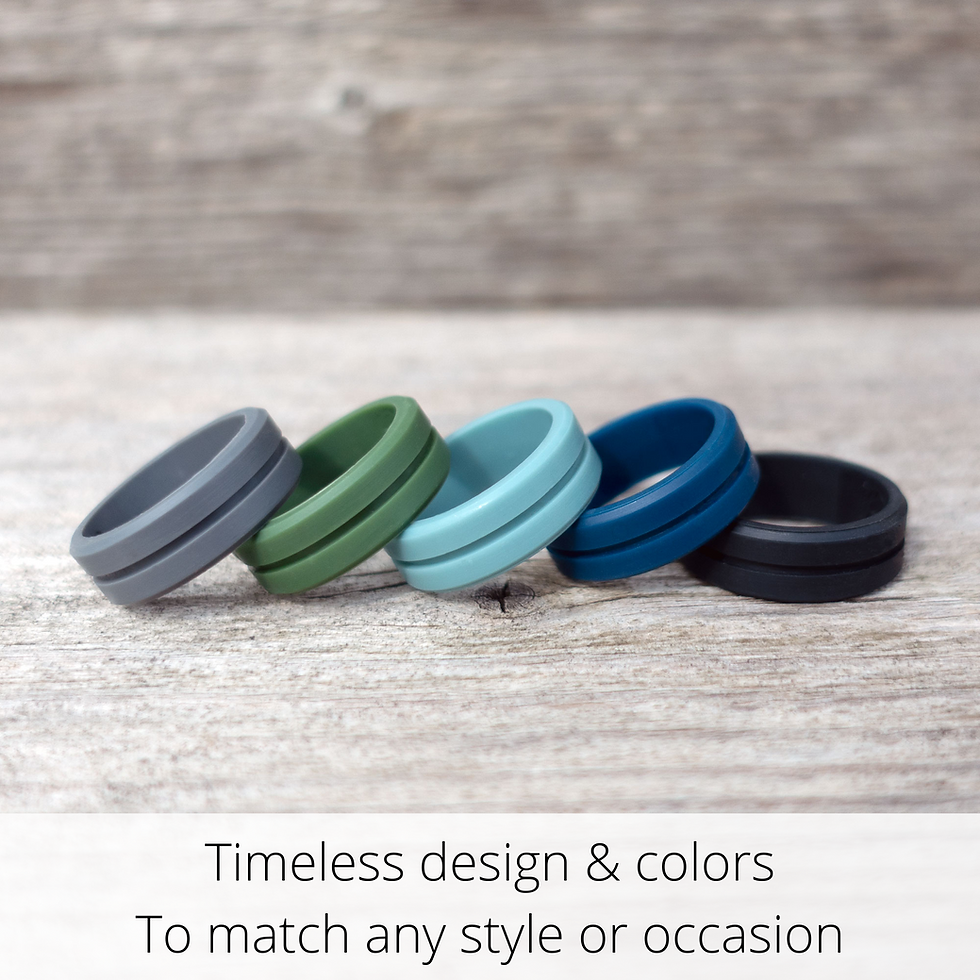 Thumbnail: Navy Blue Unii Silicone Ring