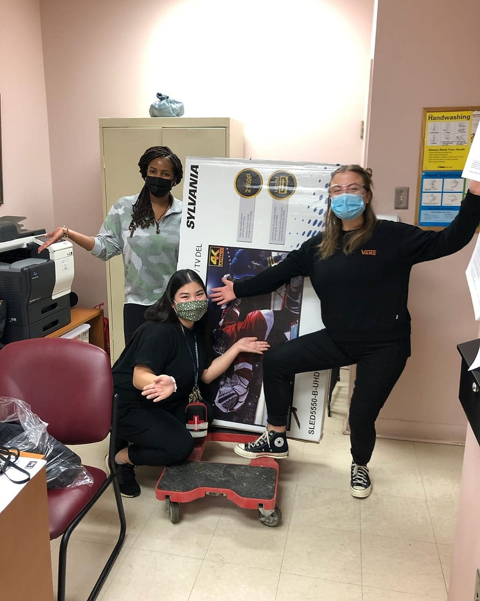 TV Donation to Fred Victor Shelter