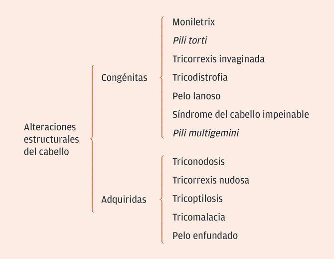 Las alteraciones estructurales del cabello