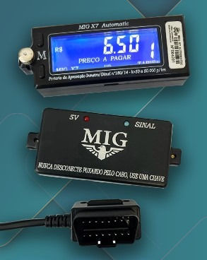 Miniatura: Taximetro Mig X7 Automatic Com Shelby Can Converter