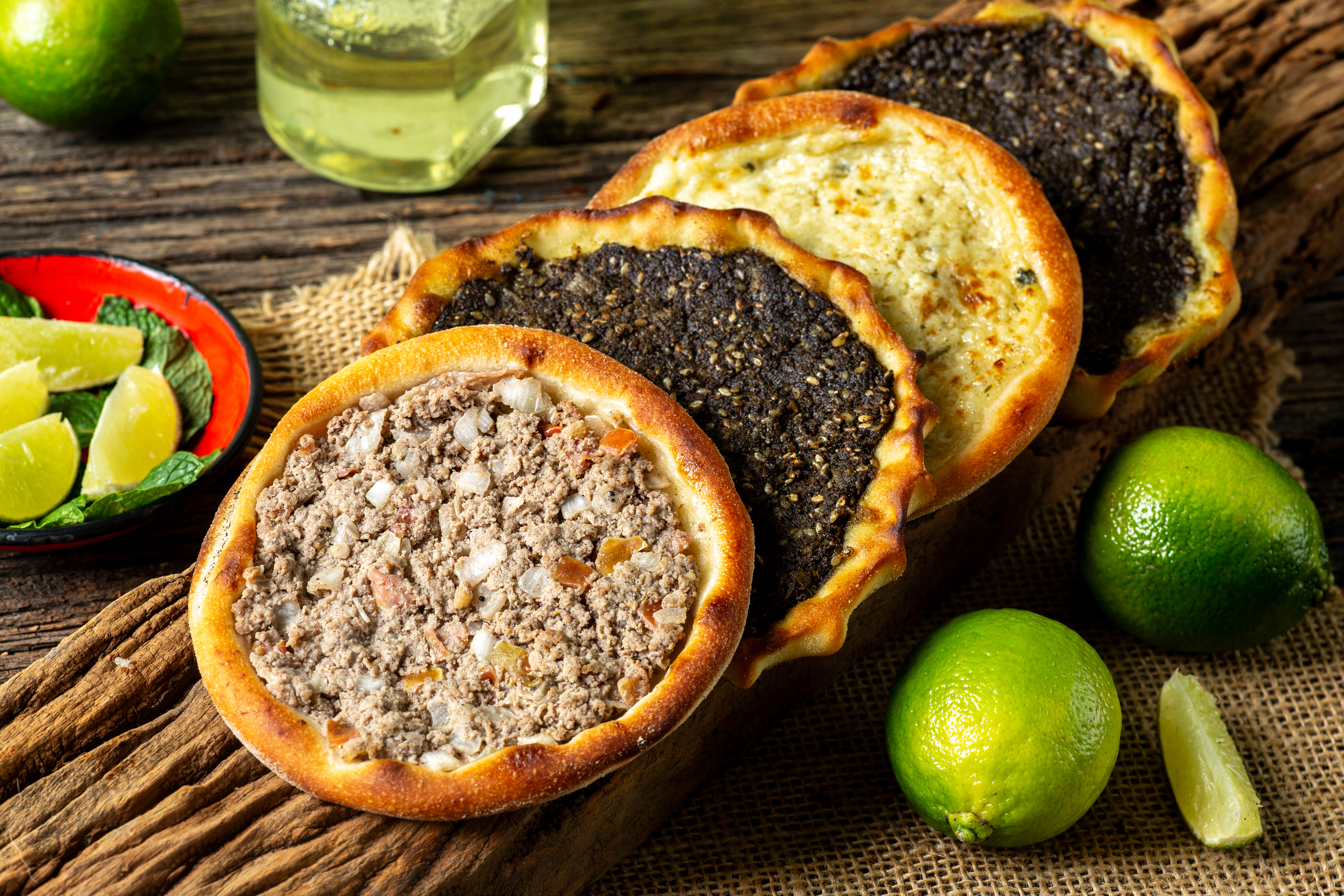 Arranged Food and Objects