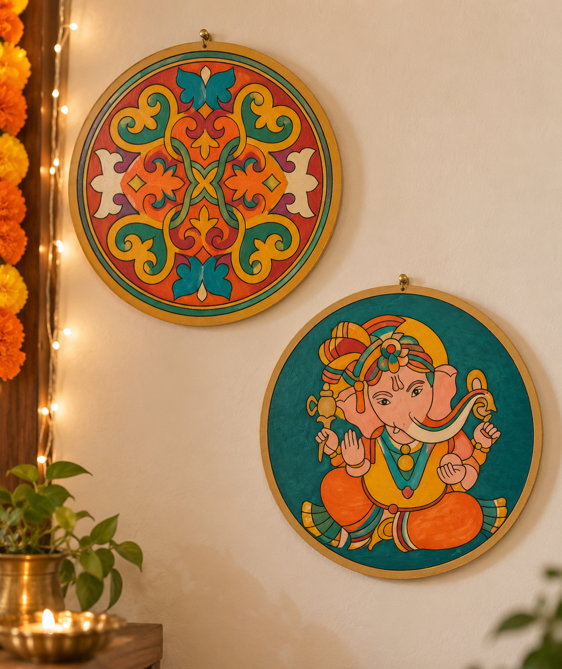 Festive Spl: Paint a Wall Hanging