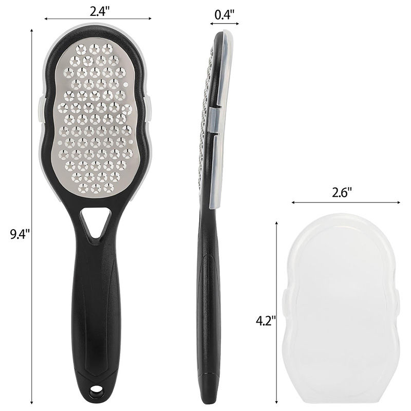 Miniatura: Professional Stainless Steel Foot File & Callus Remover with Splash Guard 🦶✨