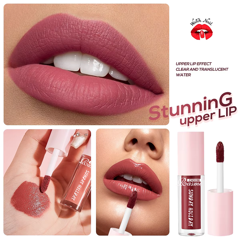 Miniatura: 10-Piece Velvet Lipstick & Lip Gloss Collection – Long-Lasting Matte Set