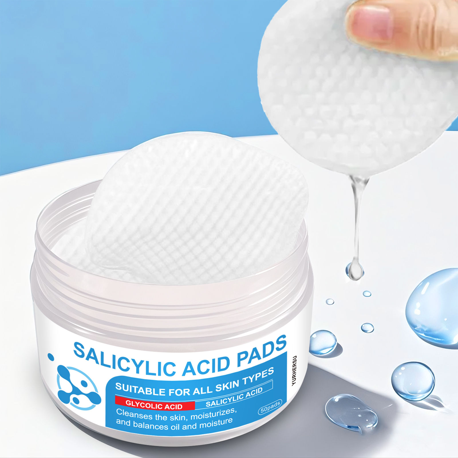 AHA & BHA Salicylic Acid Toner Pads – Pore Exfoliating Care