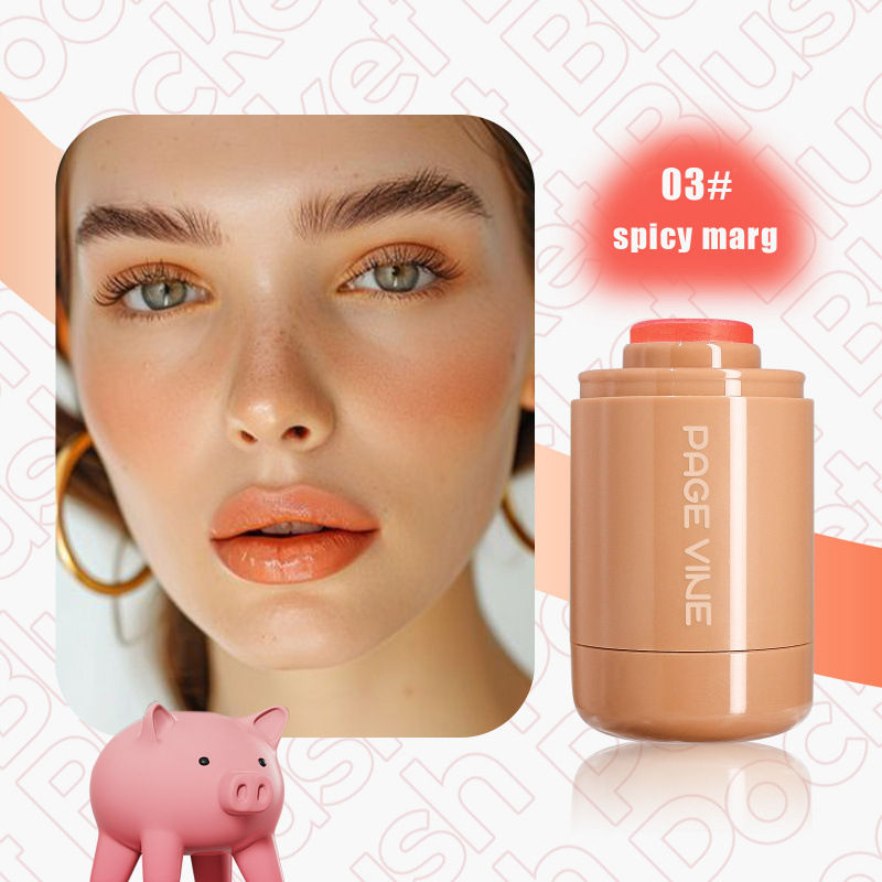 Miniatura: PAGE VINE 3-in-1 Cream Blush Stick – Cheek Lip & Eye Tint Balm
