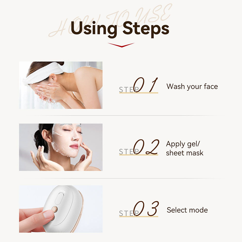 Miniatura: ANLAN 9-in-1 Multi-Polar RF Beauty Device – 3-Colour LED Anti-Ageing Massager ✨