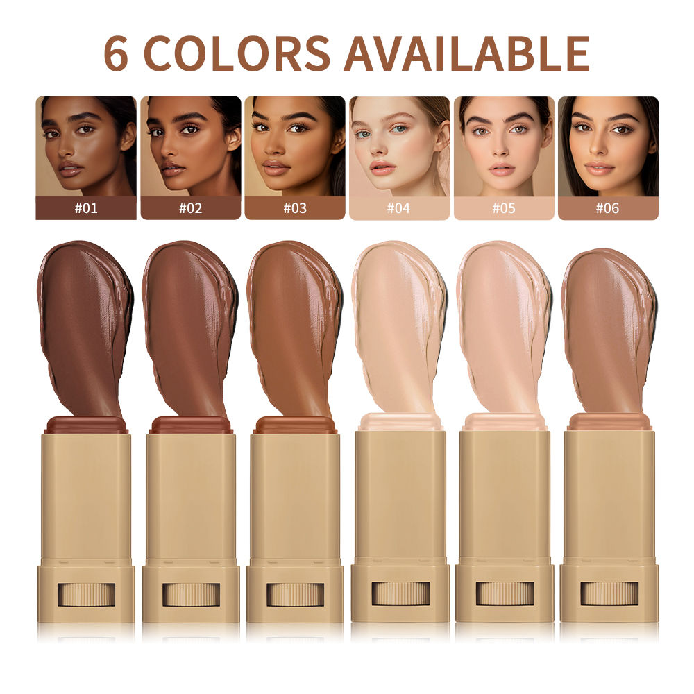 Skin Tint Foundation Stick – Serum-Boosted Balm for Plumping Coverage
