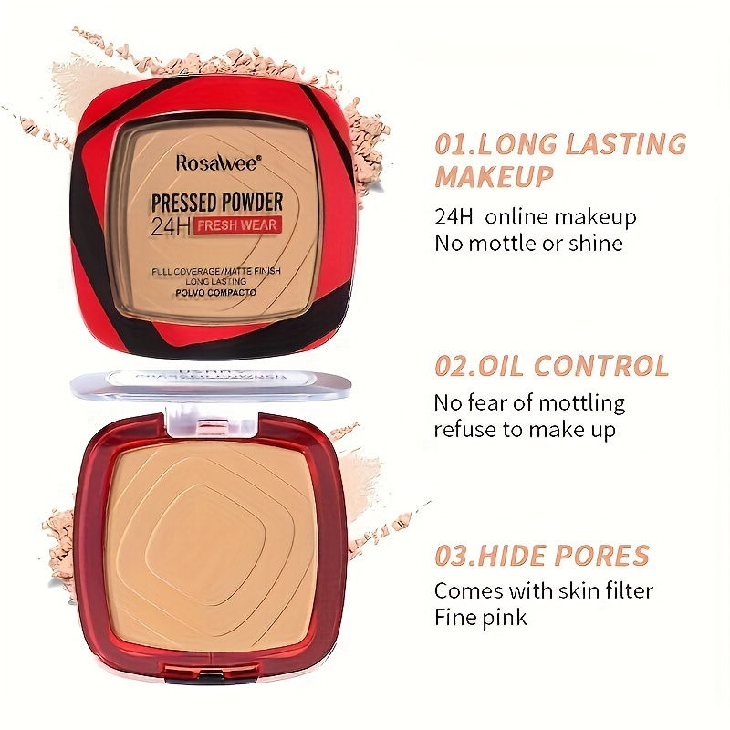 Miniatura: Rosawee 24H Fresh Wear Matte Full Coverage Pressed Powder
