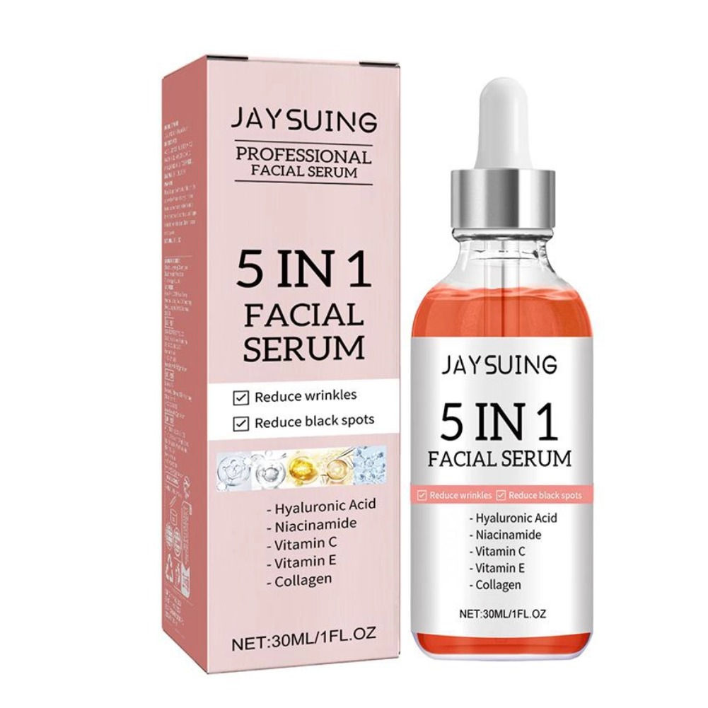 JAYSUING 5-in-1 Facial Serum – Anti-Ageing Vitamin C & Collagen