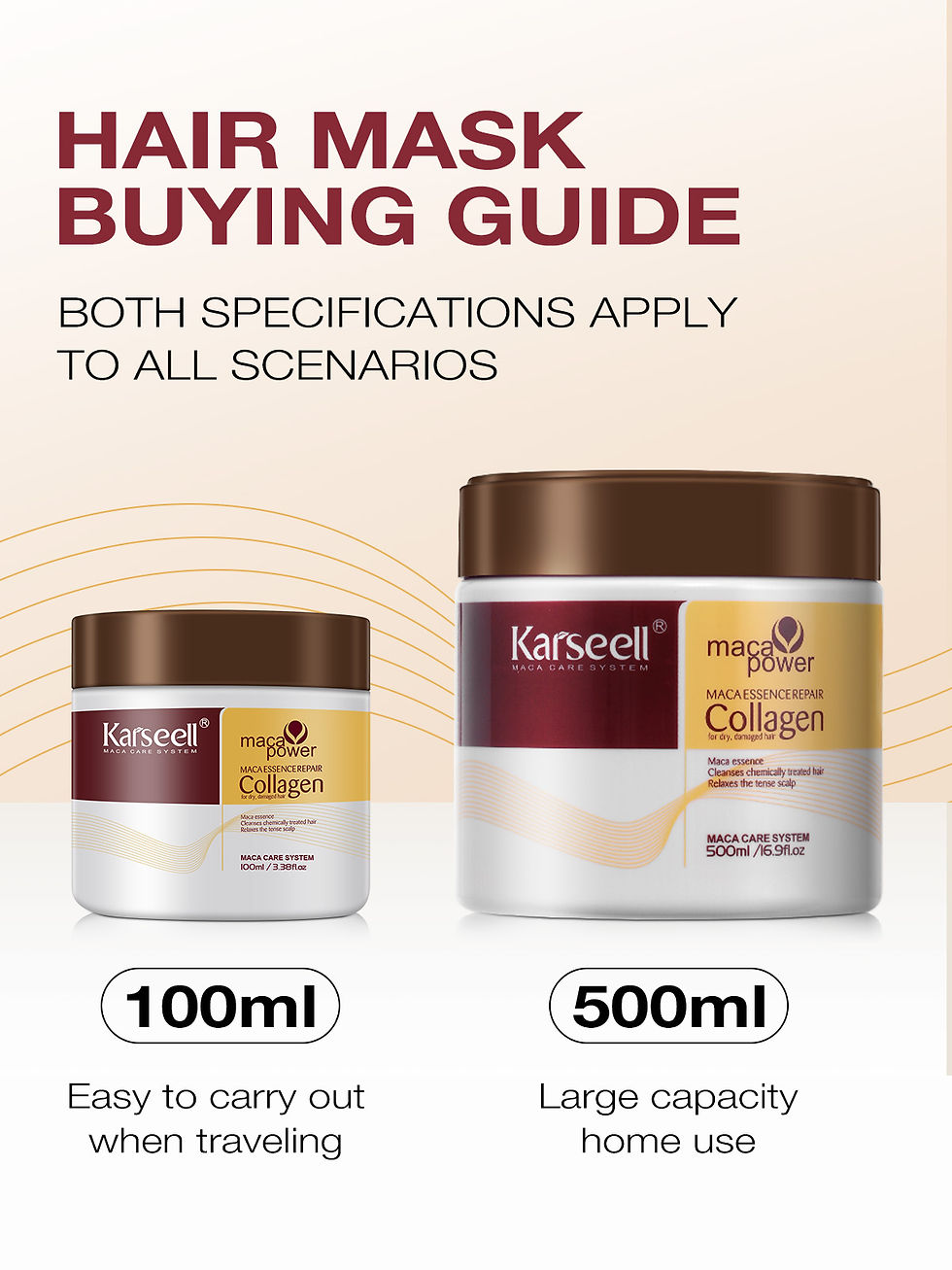 Miniatura: Karseell Collagen Hair Mask – Deep Repair Conditioning Treatment