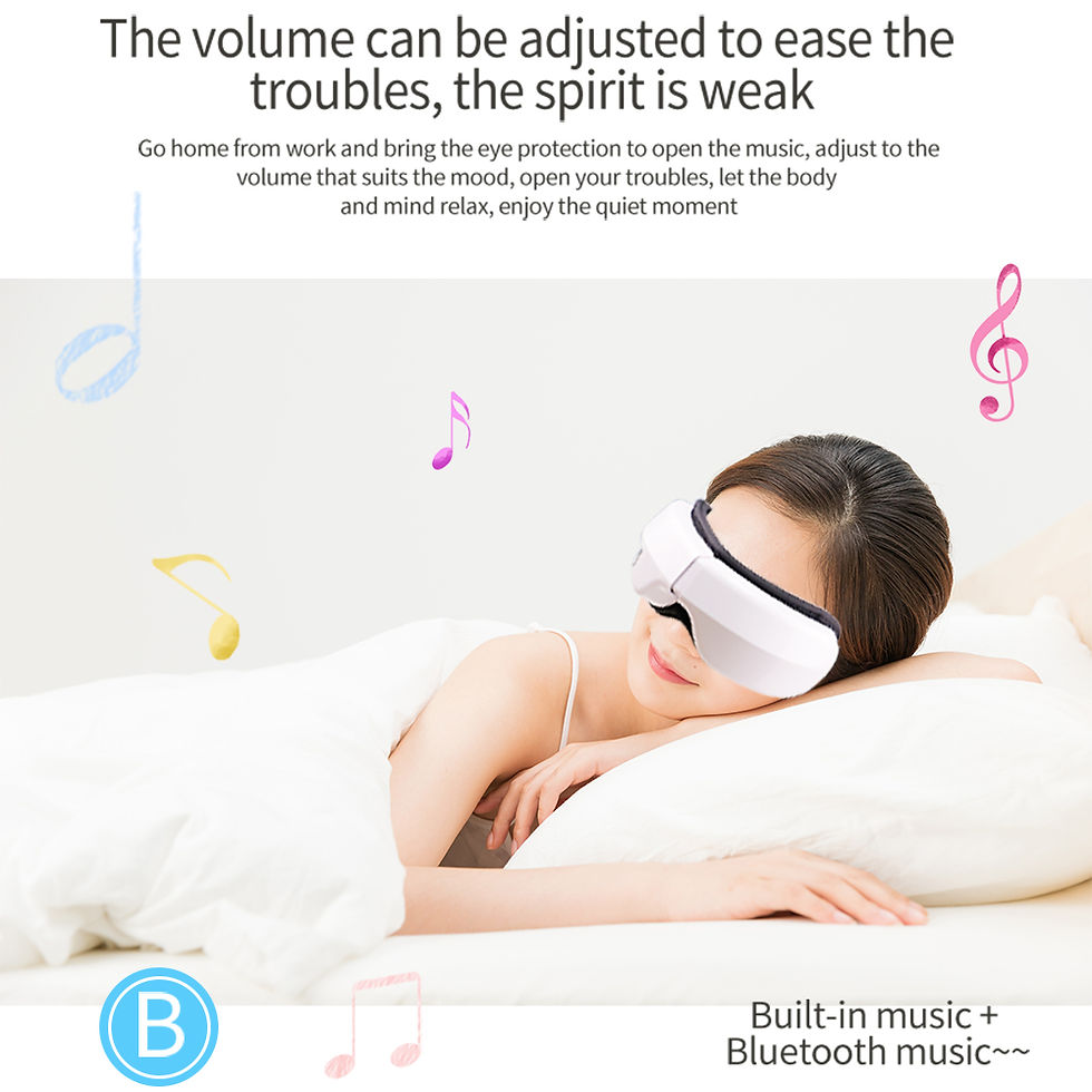 Miniatura: Smart Portable Airbag Eye Massager Mask – Bluetooth Music & Hot Compress