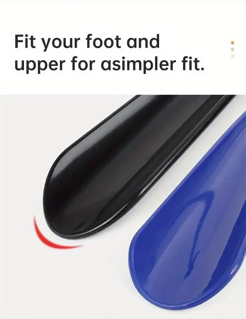 Miniatura: Extra-Long Flexible Plastic Shoe Horn – No-Bending Footwear Helper (1 Pc) 👞✨