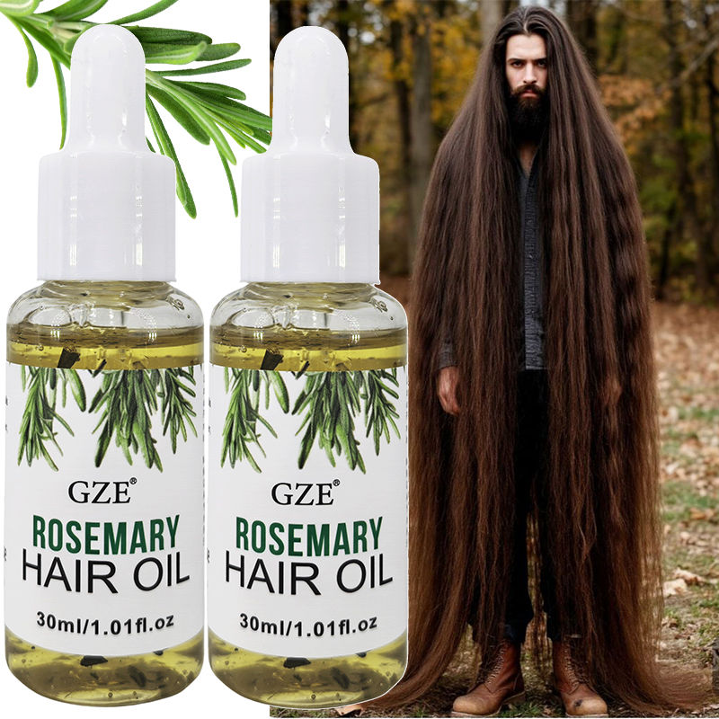 GZE Natural Rosemary Scalp & Hair Oil – Hair Strengthening & Growth 30ml 🌿