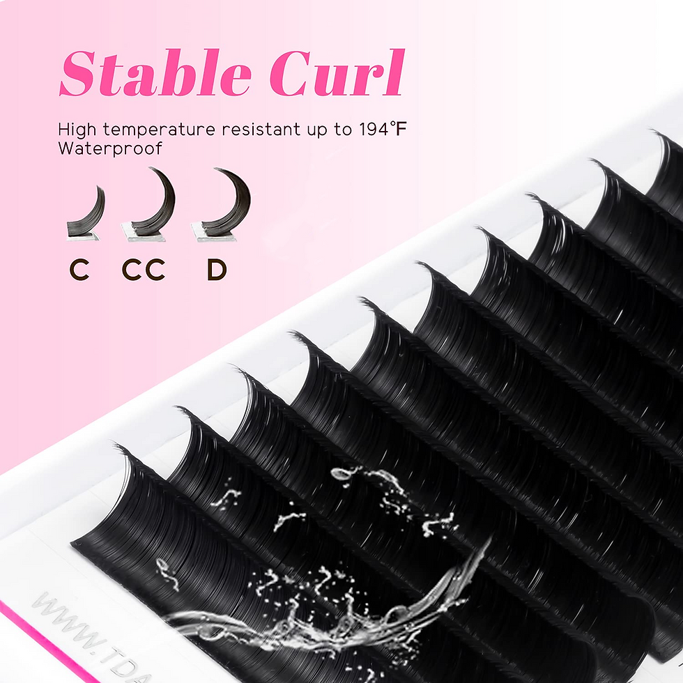 Miniatura: Cashmere Lash Extensions – Super Matte Black Professional Trays