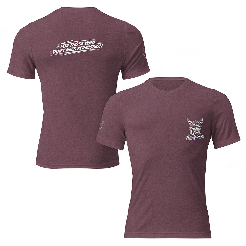 Thumbnail: FullSendSkate “No Permission” Tagline Tee