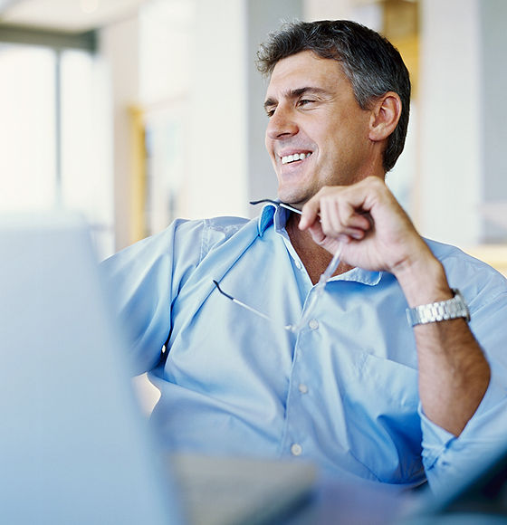 Relaxed Businessman