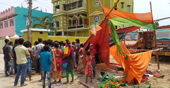 রতুয়ায় বিজেপি-তৃণমূল সংঘর্ষ, পৌঁছেছে কেন্দ্রীয় বাহিনী