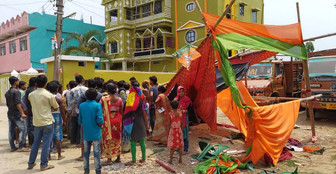 রতুয়ায় বিজেপি-তৃণমূল সংঘর্ষ, পৌঁছেছে কেন্দ্রীয় বাহিনী