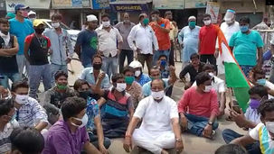 নারদ কাণ্ডে গ্রেফতারির পরে বিক্ষোভ মালদাতেও