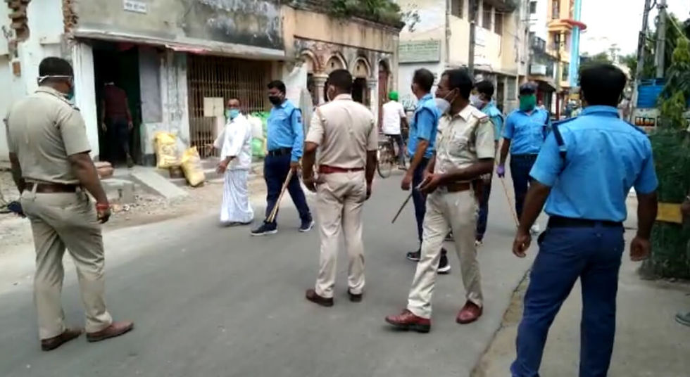 Kaliachak Police have arrested and tested lockdown violator