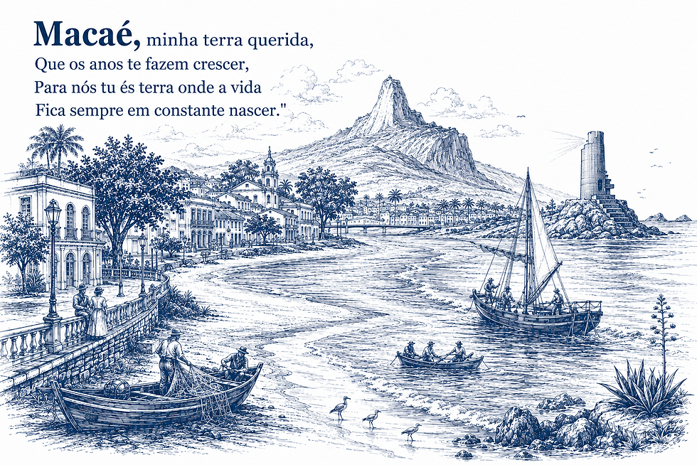 Onde o Mar Beija a Areia — A História do Hino de Macáe.