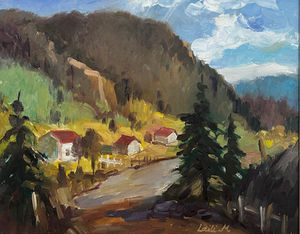 Mountain landscape, Québec, 2024