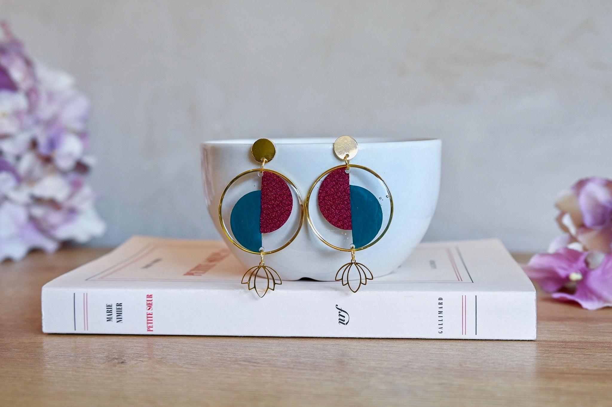 Les Éloquentes Lotus bleu rose - BO M