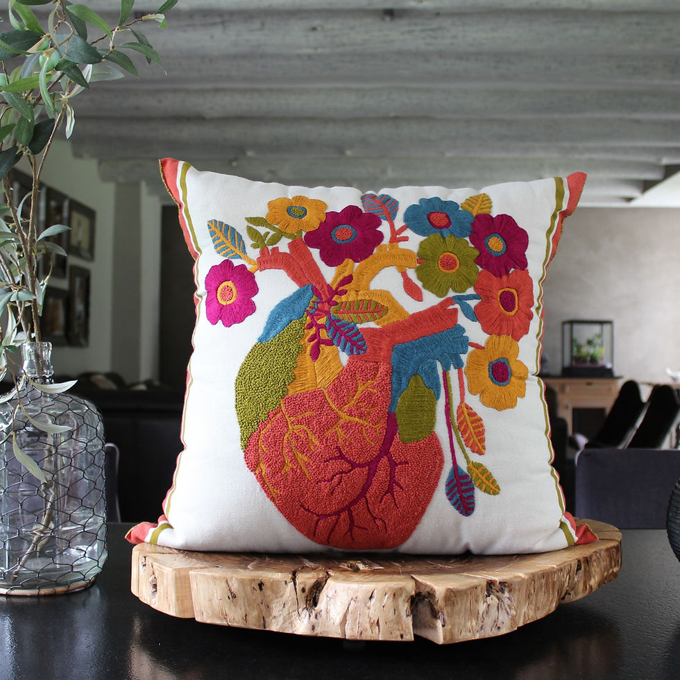 Miniatura: Amor Love Collection Authentic Mexican Throw Pillow Luxury Cover Set